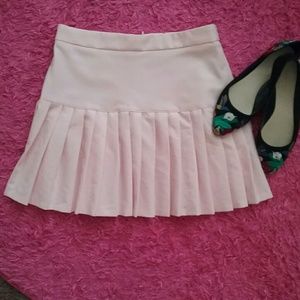 2 for $9 Like new F 21 chic pastel pink mini skirt